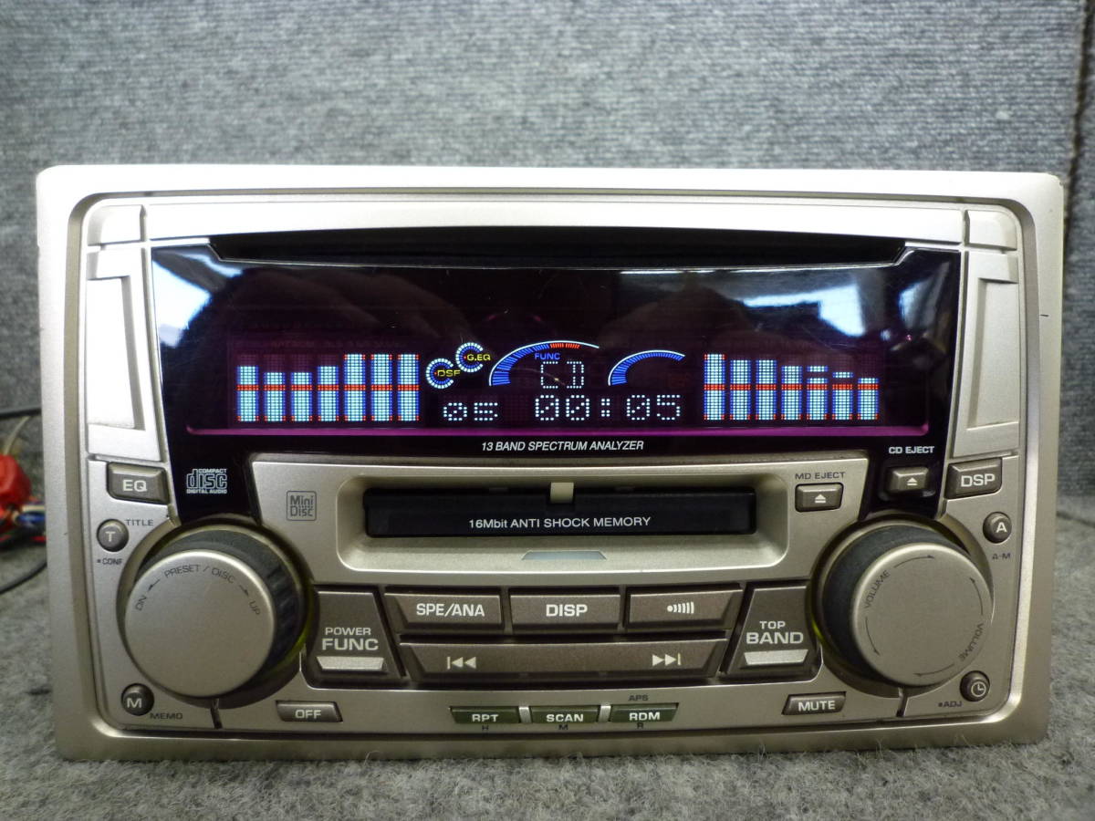 □□ 1503-1681 ホンダ 純正 CD/MD デッキ カーステレオ PH-4056H-A