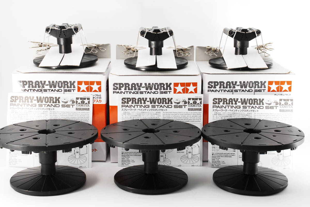 □TAMIYA SPRAY-WORK PAINTING STAND SET タミヤ スプレーワーク