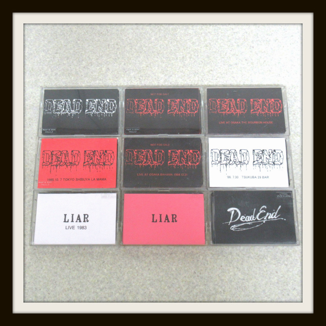 DEAD END /LIAR/GIG・デモテープ 9本セット/MORRIE ジャパメタ
