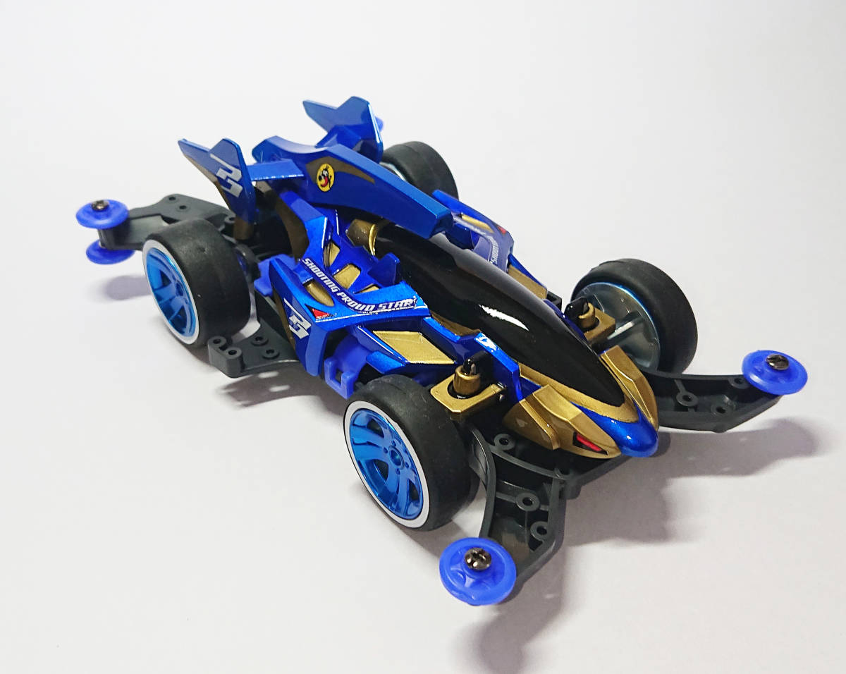 タミヤ ミニ四駆 シューティングプラウドスター塗装済み完成品 キャンディブルースペシャル ウレタンクリアーコート の落札情報詳細 ヤフオク落札価格情報 オークフリー スマートフォン版