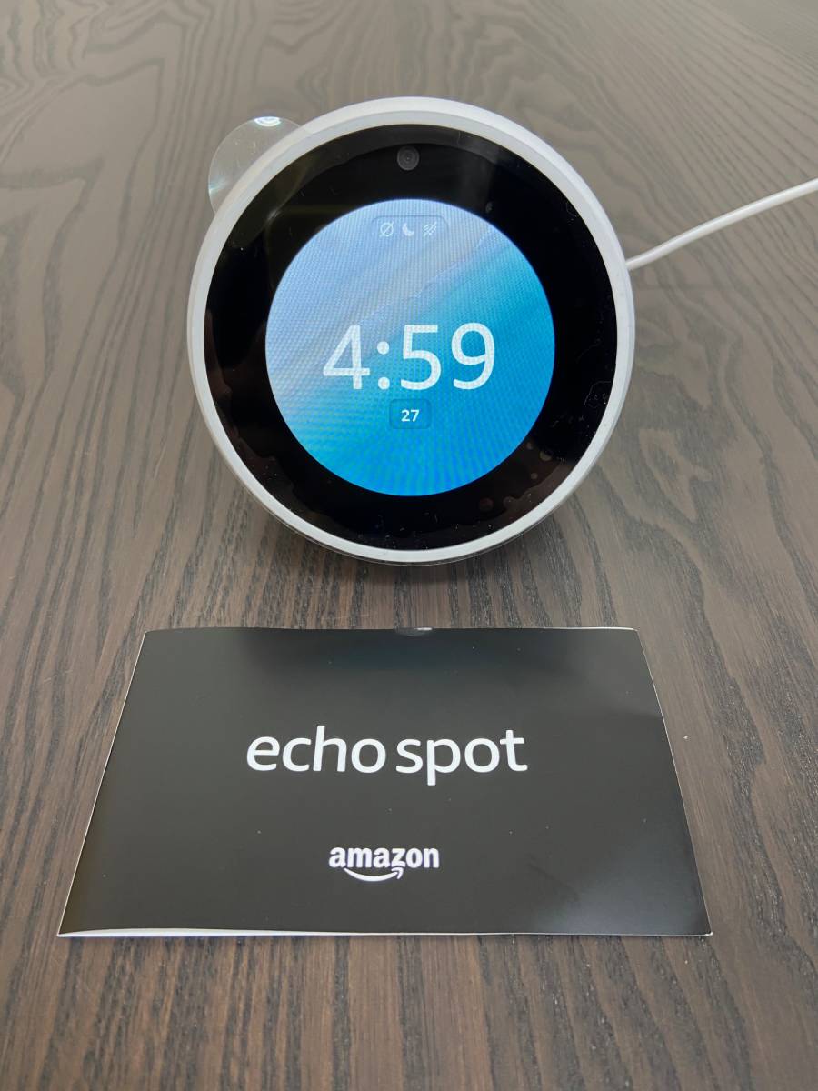 Amazon Echo Spot アマゾン エコースポット スクリーン付きスマートスピーカー の落札情報詳細 ヤフオク落札価格情報 オークフリー スマートフォン版