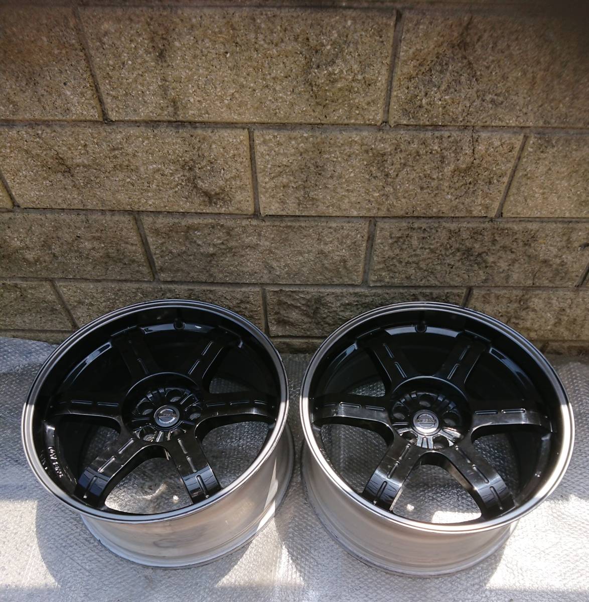 R35 GT-R スペックV 純正ホイール 20×10.5j+25 リヤサイズ2本 流用