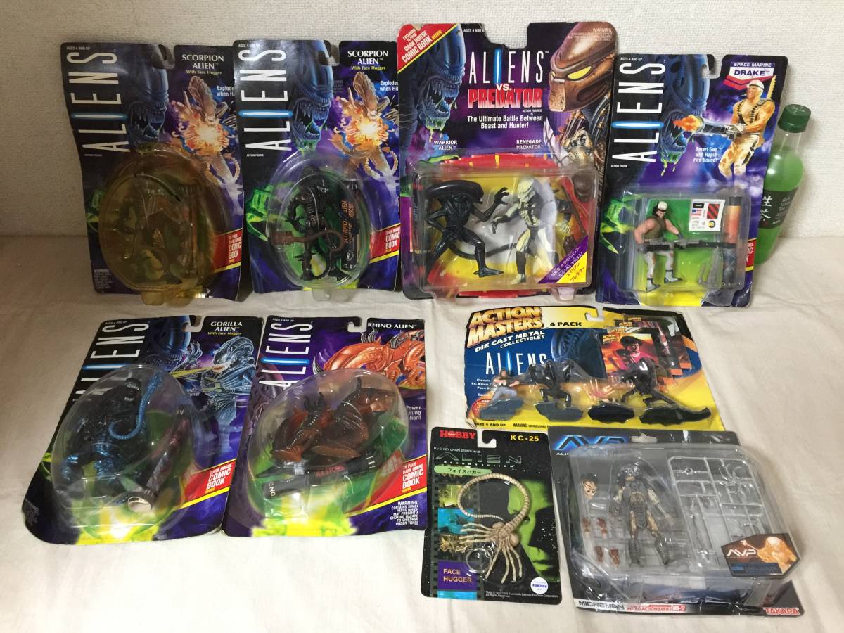 新品 Qハ80 大量 エイリアン フィギュアまとめて9点 スコーピオンエイリアン ゴリラエイリアン他 ケナー他 ゆうパック100 の落札情報詳細 ヤフオク落札価格情報 オークフリー スマートフォン版