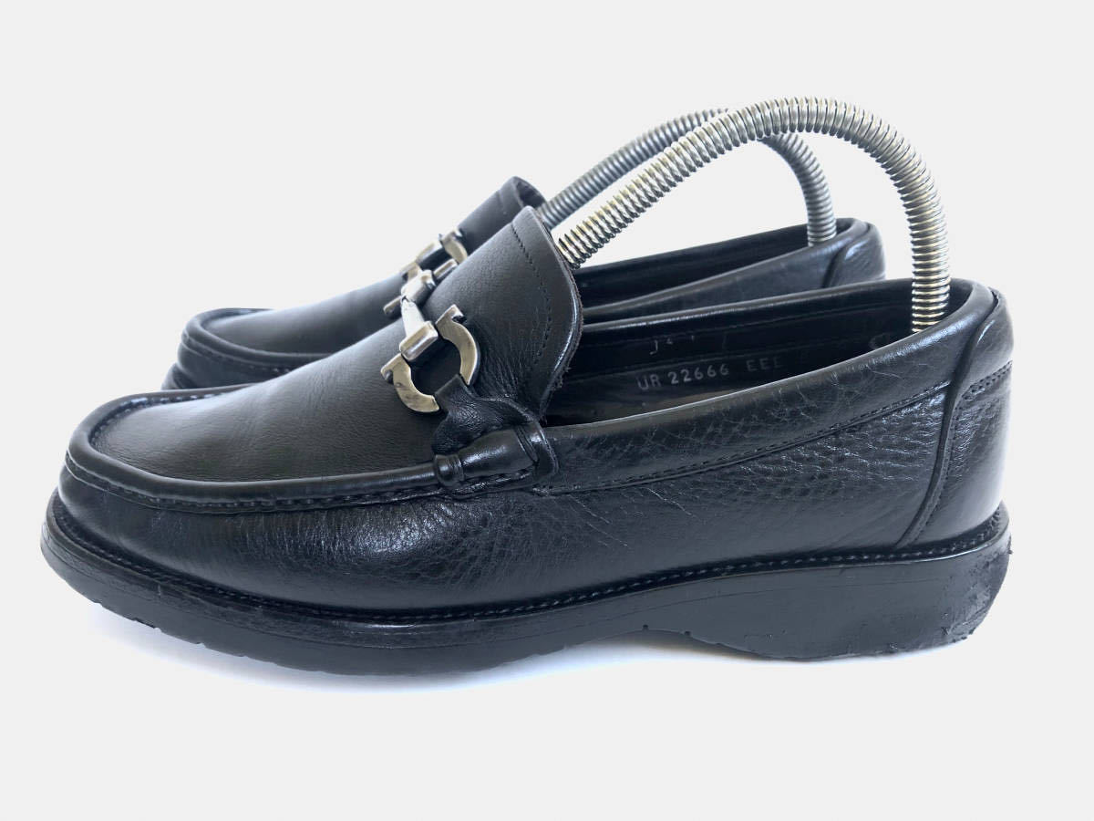 中古サルヴァトーレ フェラガモ ｆｅｒｒａｇａｍｏ ローファー メンズ 5 2 1 24 5 25cm ブラック レザー の落札情報詳細 ヤフオク落札価格情報 オークフリー スマートフォン版