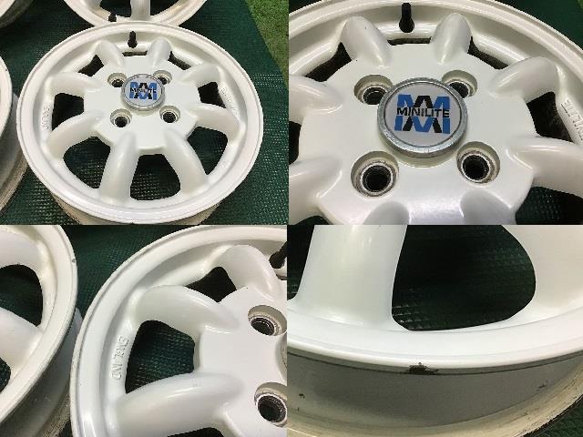 13インチ ホワイトMINILITE Yahoo!オークション - MINILITE ミニライト 13インチ 4J +45