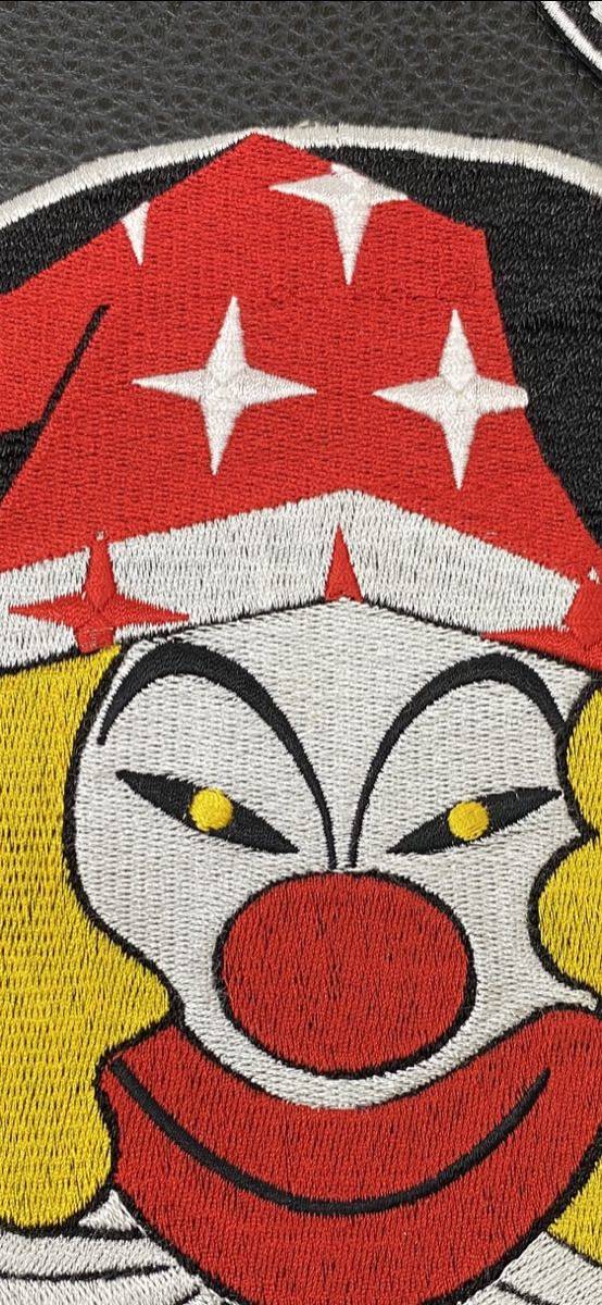 ピエロ特大ワッペンPIERO 旧車 バイク ステッカー 刺繍 暴走族