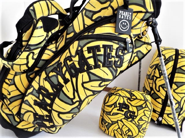 値下不可 レア 限定 パーリーゲイツ スタンド キャディバッグ バナナ柄 値下不可 レア 限定 パーリーゲイツ スタンド キャディバッグ バナナ柄