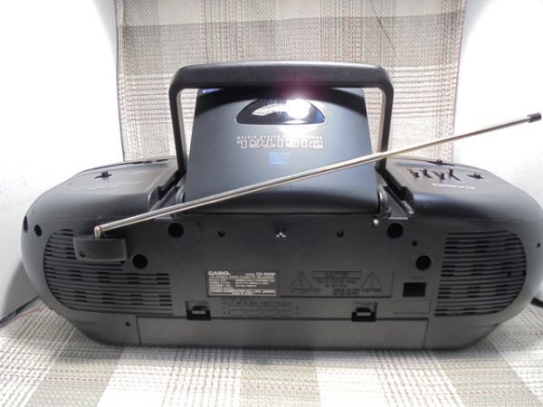 CASIO CD-650W CDダブルラジカセ 大型 幅56cm／一部難点あり現時点動作