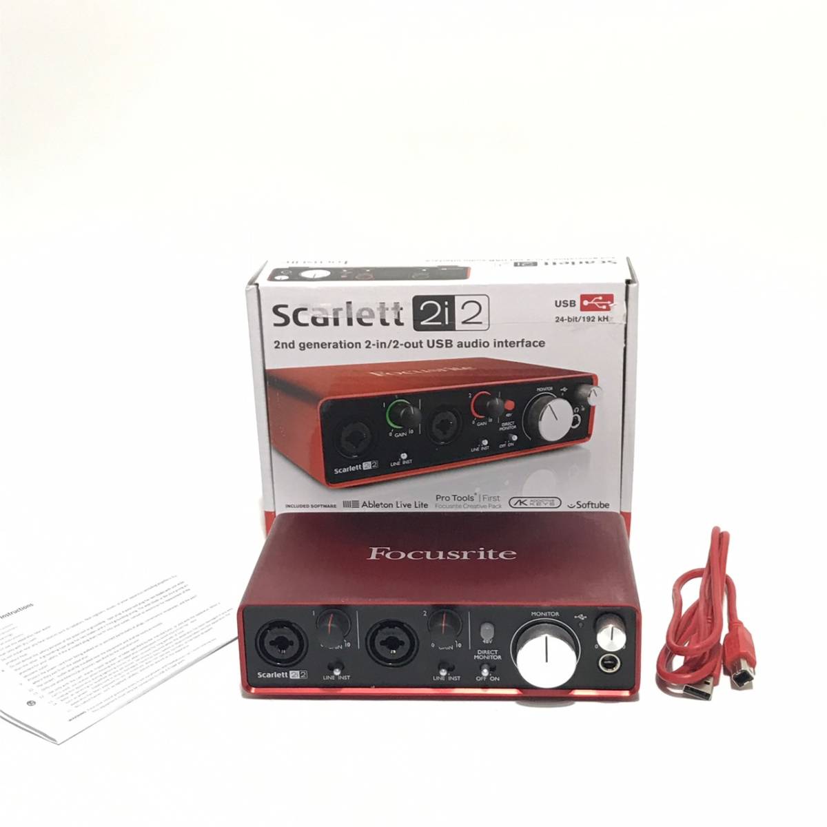Focusrite フォーカスライト オーディオインターフェイス 2イン/2