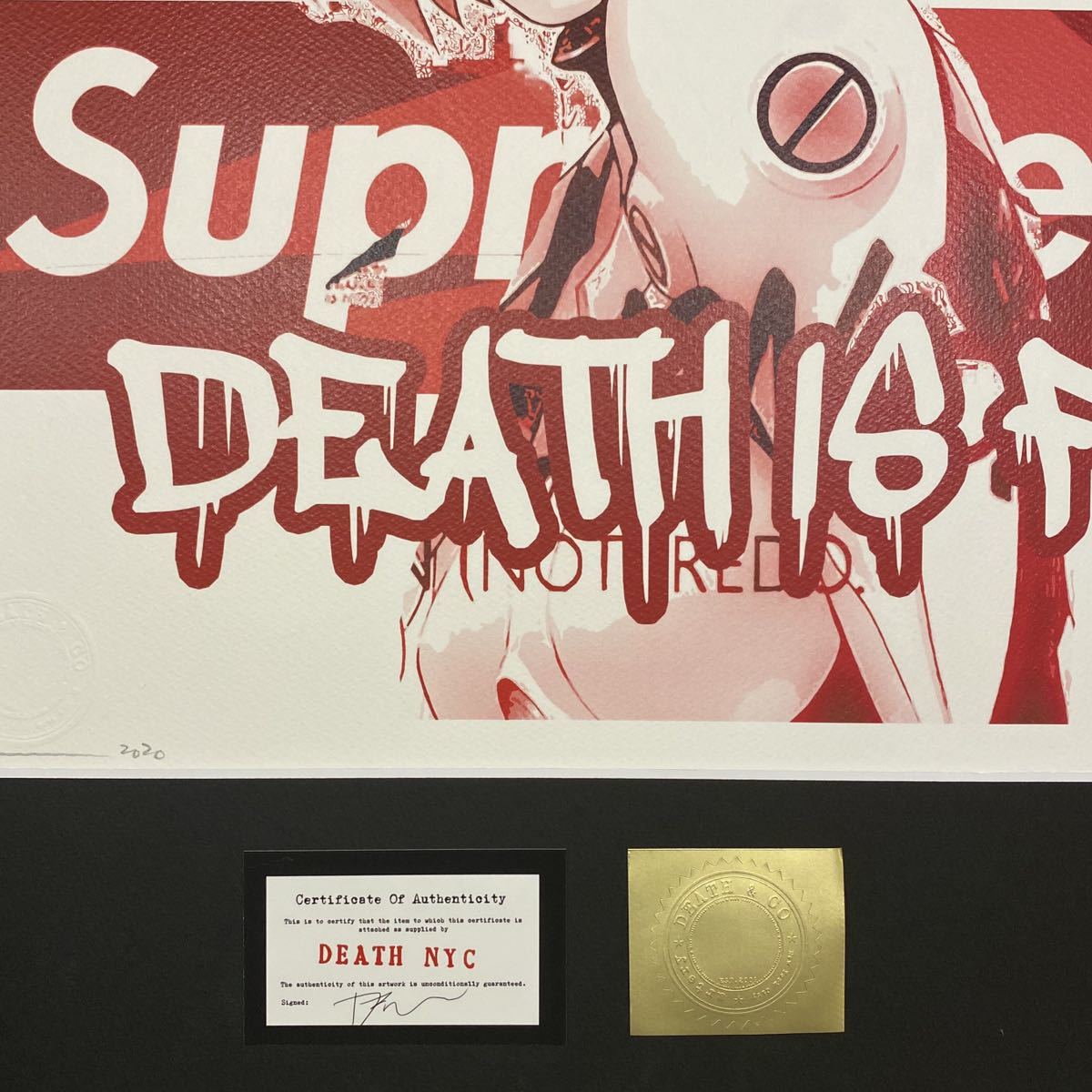 新品】2020年新作 正規購入品 DEATH NYC アートポスター ( Supreme