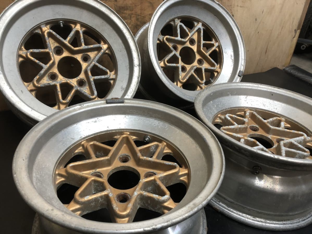 蓮①2本 テクノレーシング　14\" 6J 114.3 4穴　当時物！ 蓮様専用①2本 テクノレーシング 14