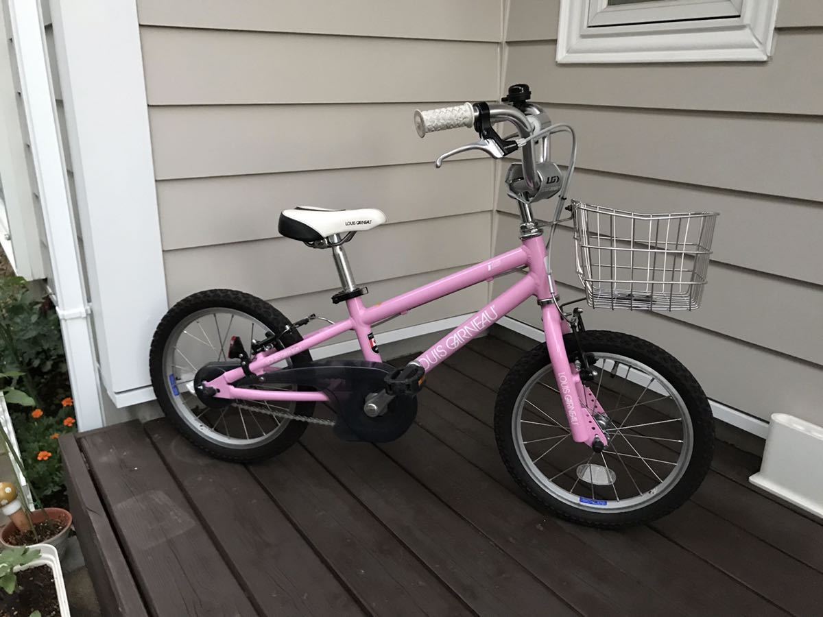 ルイガノ LOUIS GARNEAU 子供用自転車 16インチ ピンク アルミフレーム