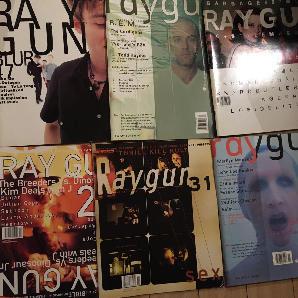 raygun 洋雑誌 magazine レイガン 音楽 写真 タイポグラフィー david