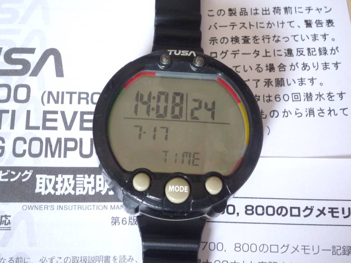 33本25時間使用・ダイビング水中動作確認済み】TUSA IQ700 人気の画面 