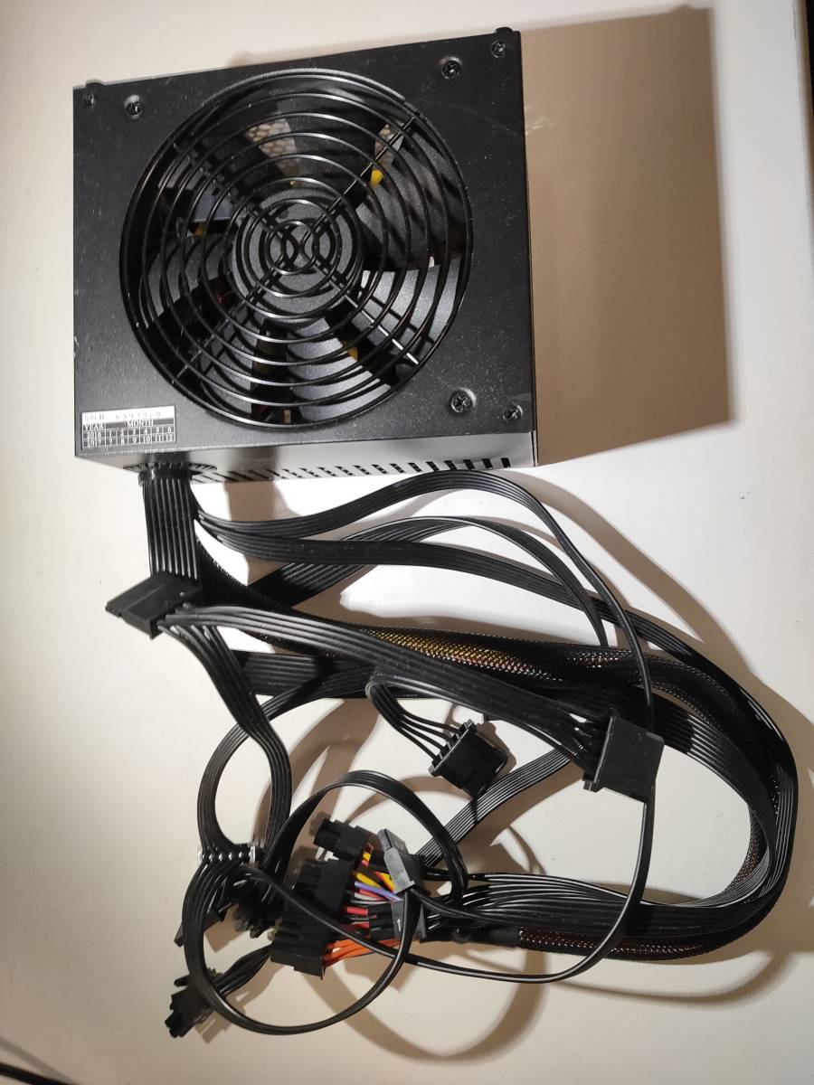 中古 PC電源 玄人志向 NEXTシリーズ 80 PLUS Bronze 500W ATX電源 KRPW 