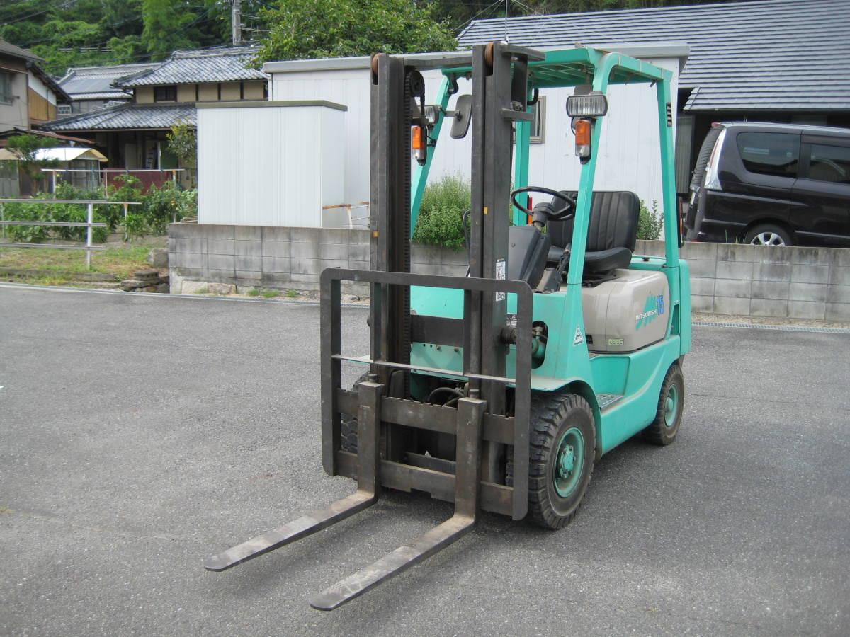 MITSUBISHI 三菱 フォークリフト FG15 マスト3M ガソリン 現状渡し