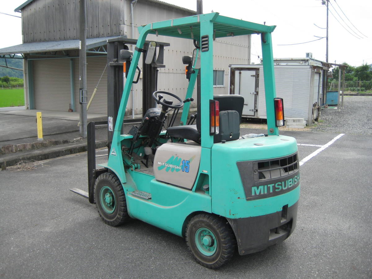 MITSUBISHI 三菱 フォークリフト FG15 マスト3M ガソリン 現状渡し