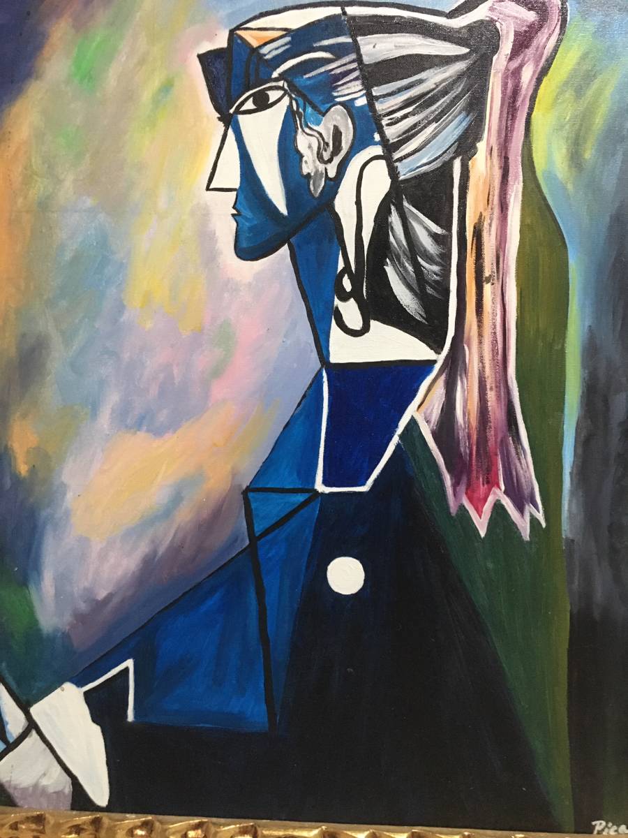 パブロ・ピカソ「シルヴェット・ダヴィッド2世の肖像」サイン入り