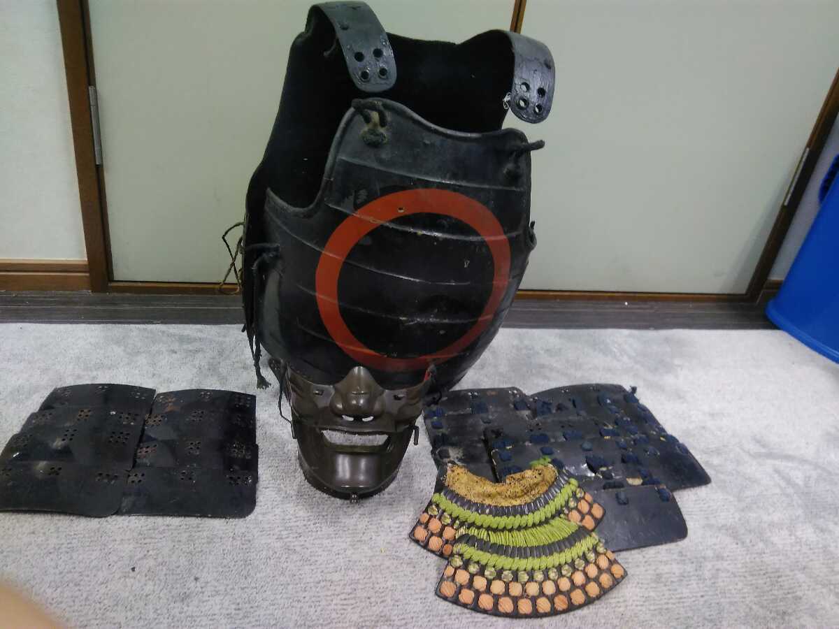 甲冑 鎧 お貸し鎧 足軽 面頬 パーツ 草摺 の落札情報詳細 ヤフオク落札価格情報 オークフリー スマートフォン版