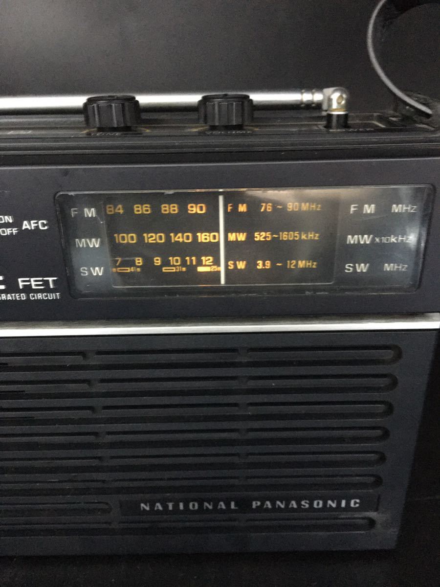National Panasonic ワールドボーイTX RF-828 National Panasonic RF-828 TX Wolrd boy 3バンドラジオ