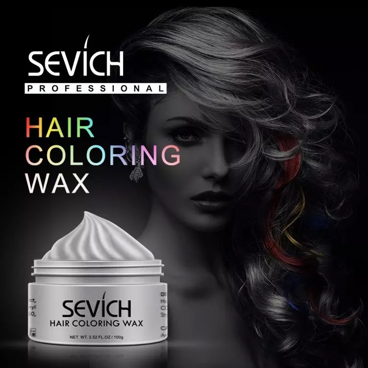 【新品】[送料込み] SEVICH HAIR COLORING WAX ヘアカラーワックス 即日発送 スタイリング アッシュ シルバーグレー