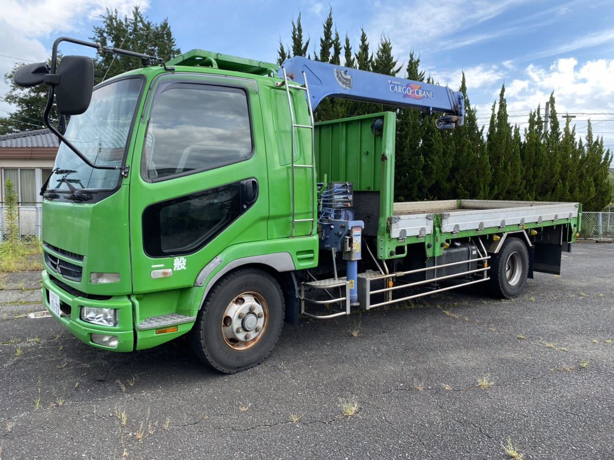 売り切り 三菱 ファイター 2 4トン タダノ ユニック車 車検1年付き 寝台付き ユニック 3段 フックイン の落札情報詳細 ヤフオク落札価格情報 オークフリー スマートフォン版