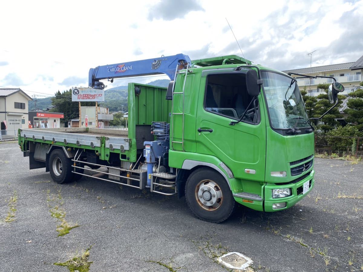 売り切り 三菱 ファイター 2 4トン タダノ ユニック車 車検1年付き 寝台付き ユニック 3段 フックイン の落札情報詳細 ヤフオク落札価格情報 オークフリー スマートフォン版