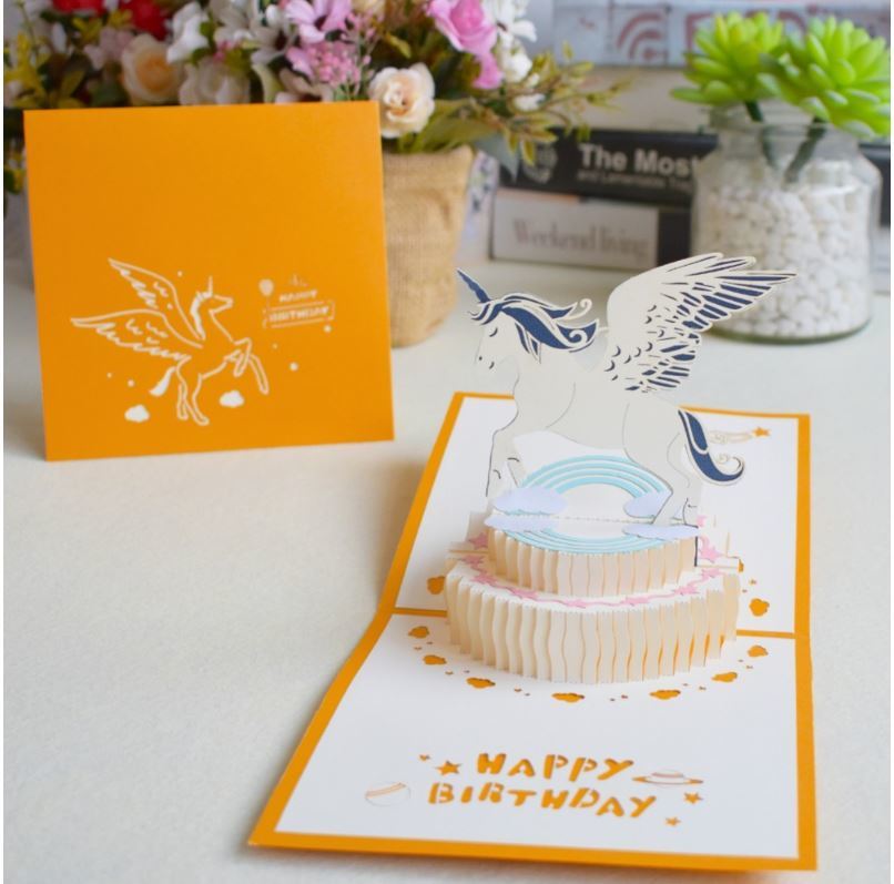 新品 3d バースデーカード ユニコーン 手作り ポップアップ 誕生日カード 精巧 レーザーカッター の落札情報詳細 ヤフオク落札価格情報 オークフリー スマートフォン版