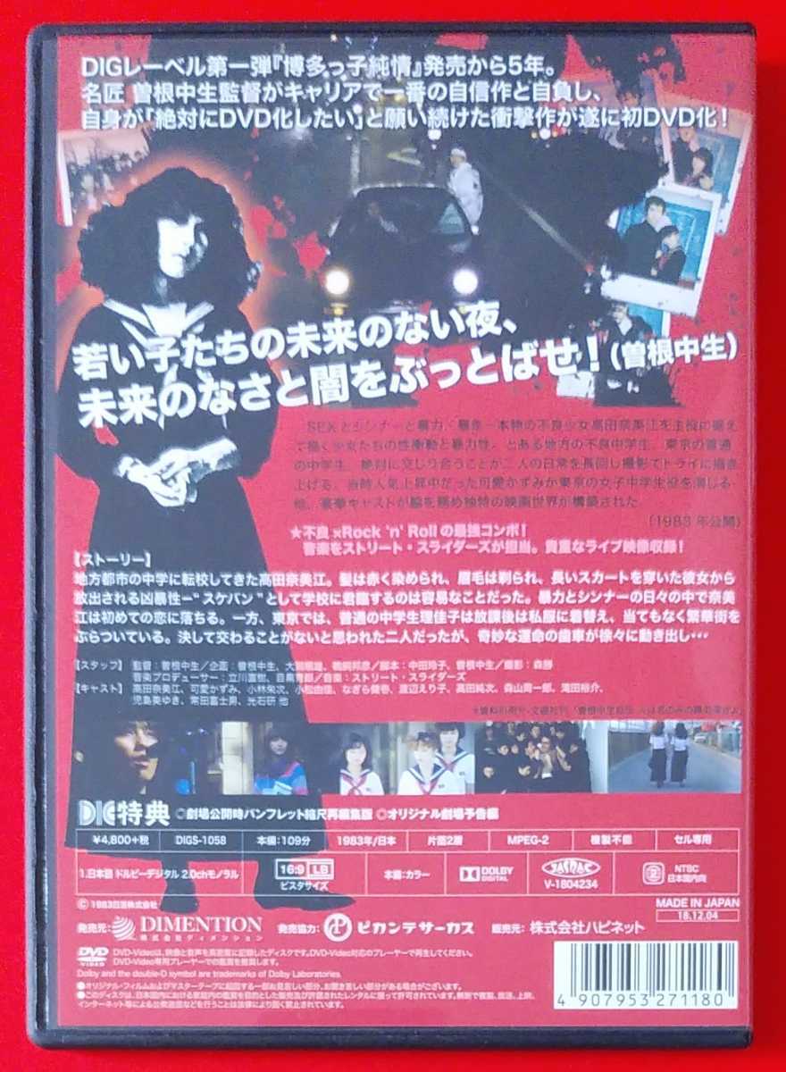 BLOW THE NIGHT”夜をぶっとばせ DVD 曽根中生 高田奈美江 可愛かずみ