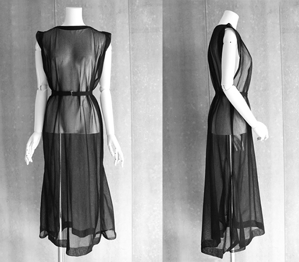 Toga Pulla トーガプルラ メッシュ ワンピース 黒 ベルト付き ストレッチ ノースリーブ プルオーバー シースルー ドレス Ut 94 の落札情報詳細 ヤフオク落札価格情報 オークフリー スマートフォン版