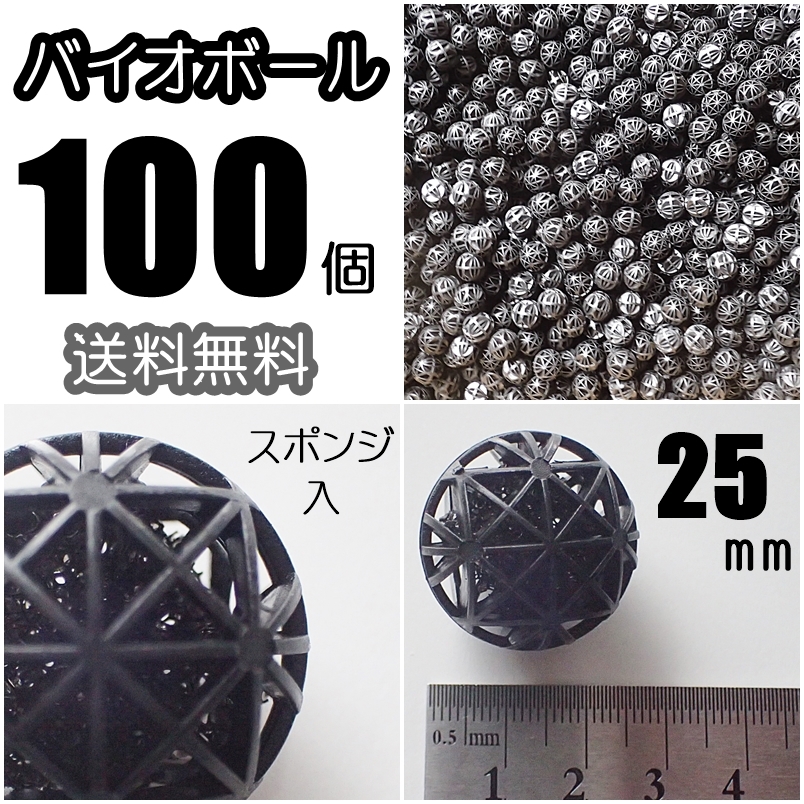 新品 送料無料 バイオボール F25mm 100個 新品 即決 ろ材 水槽用品 生物濾過材 2 の落札情報詳細 ヤフオク落札価格情報 オークフリー スマートフォン版