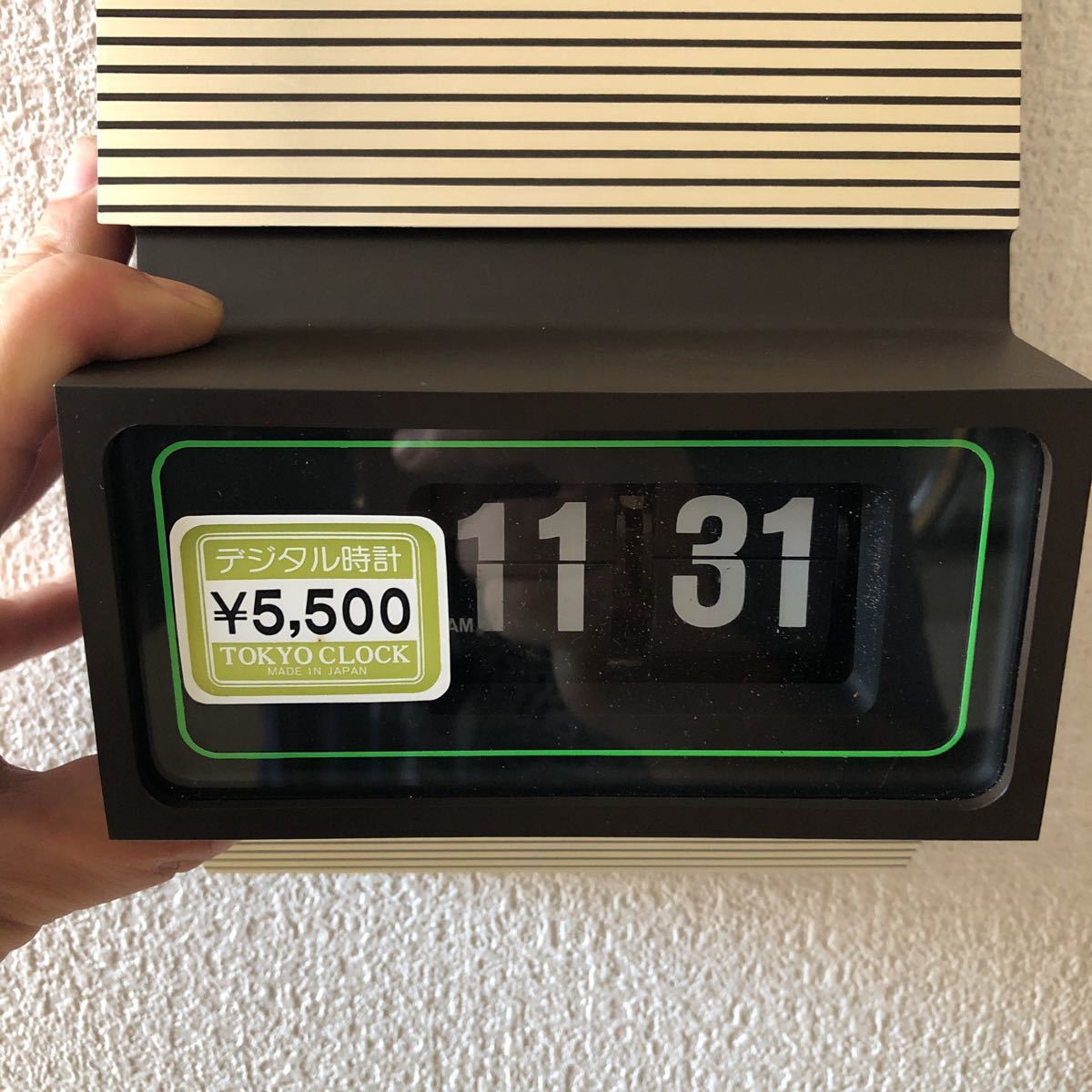 昭和レトロ 動作品 東京時計 Silicon Clock スペースエイジ レア