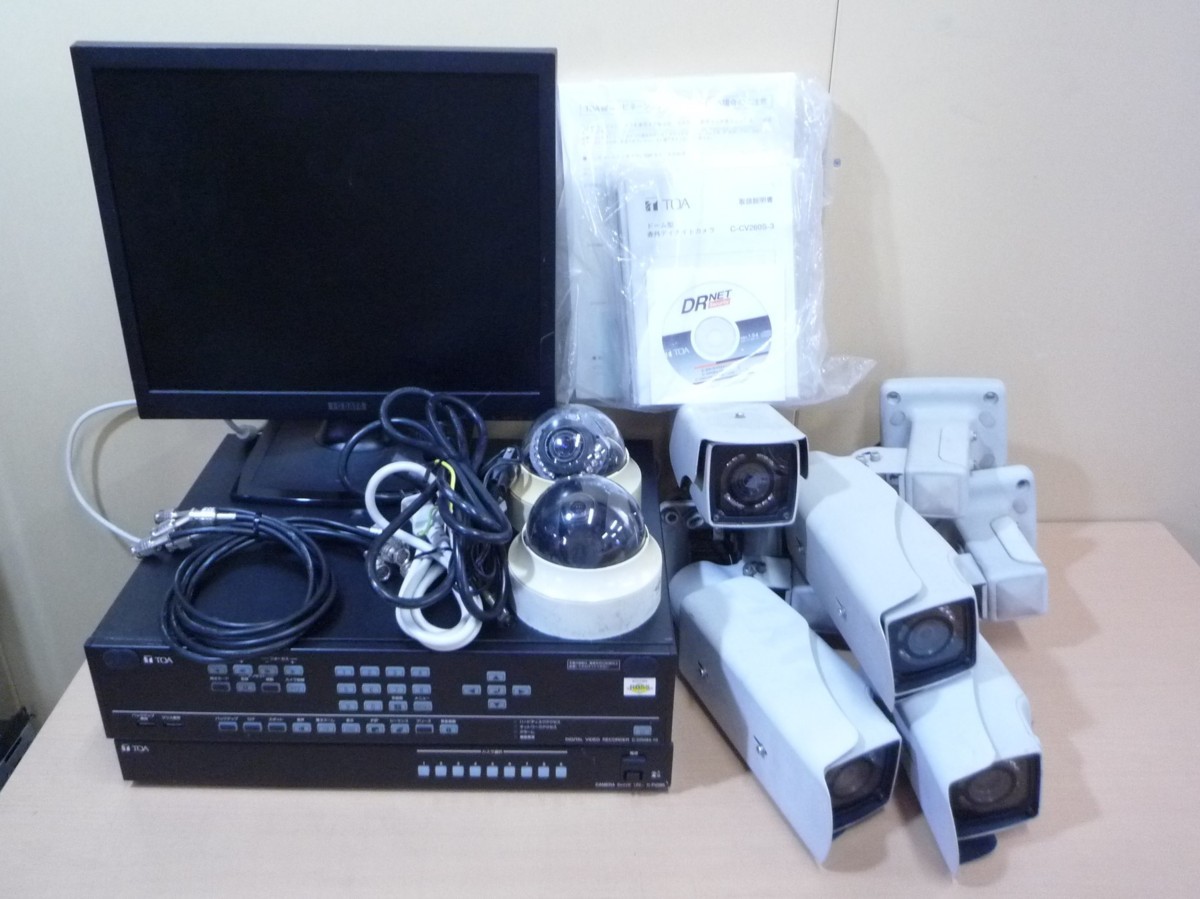その他 TOA C-DR084-10 ◇[中古]TOA デジタルレコーダー 8局1TB C-DR084-10 + カメラ