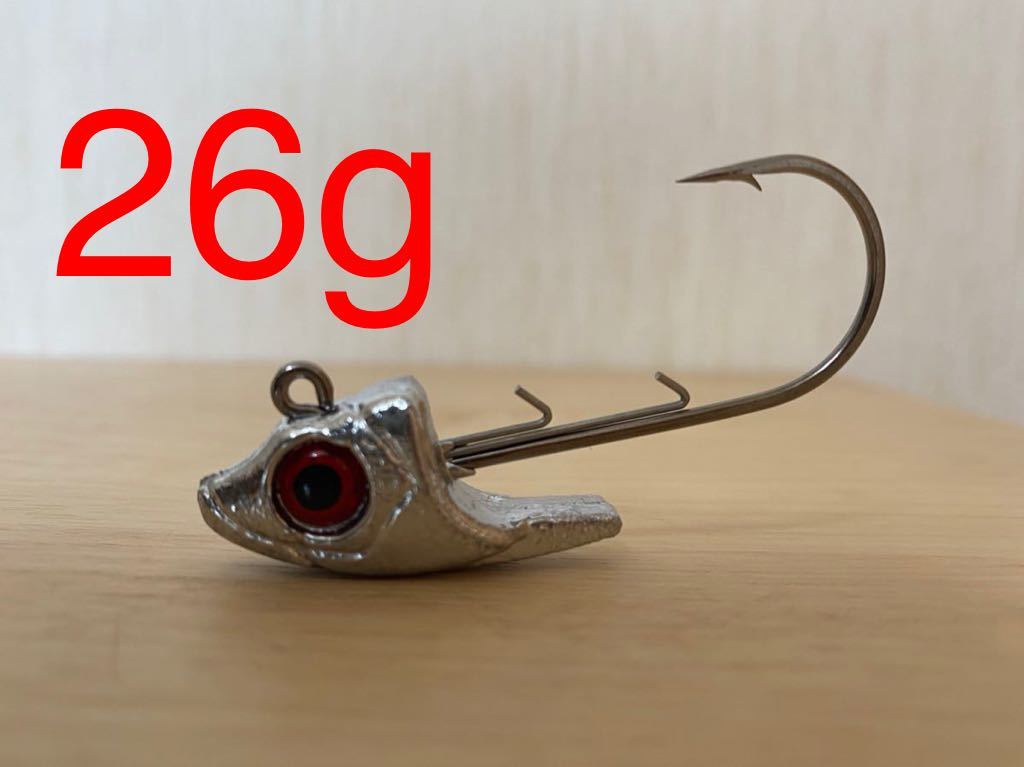 新品 個数選択可 26g スイムベイトジグヘッド スイミングジグヘッド シャッドテールワーム ワームフック エコギア メガバス コアマン の落札情報詳細 ヤフオク落札価格情報 オークフリー スマートフォン版