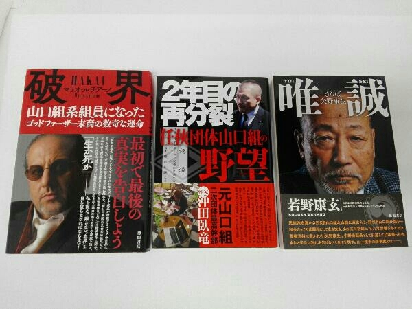 3冊セット 唯誠 さらば矢野康生 2年目の再分裂 任侠団体山口組 の野望 破界 の落札情報詳細 ヤフオク落札価格情報 オークフリー スマートフォン版