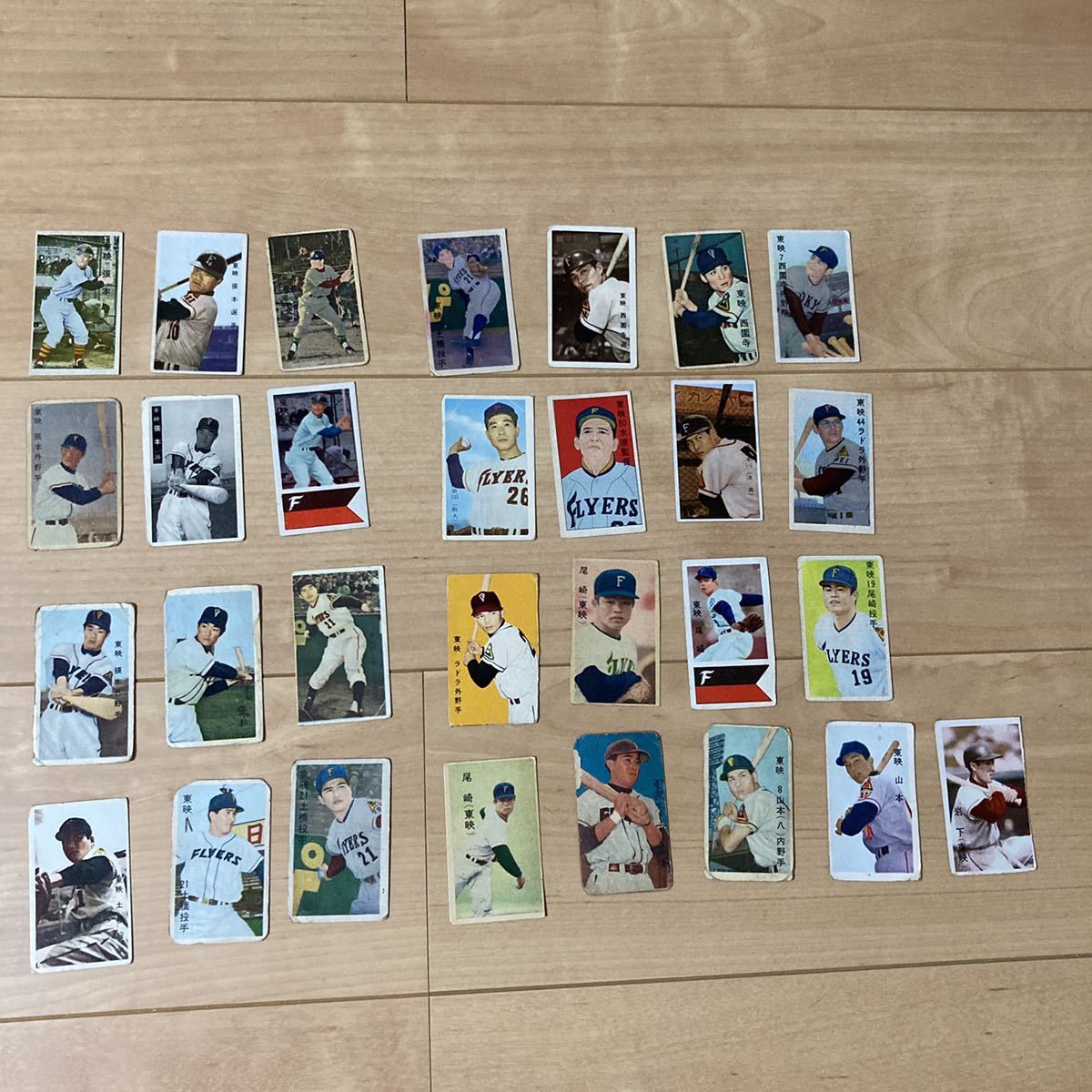 1929 野球 東京六大学 山城 ミシガン大 戦前 メンコ 面子 めんこ カード