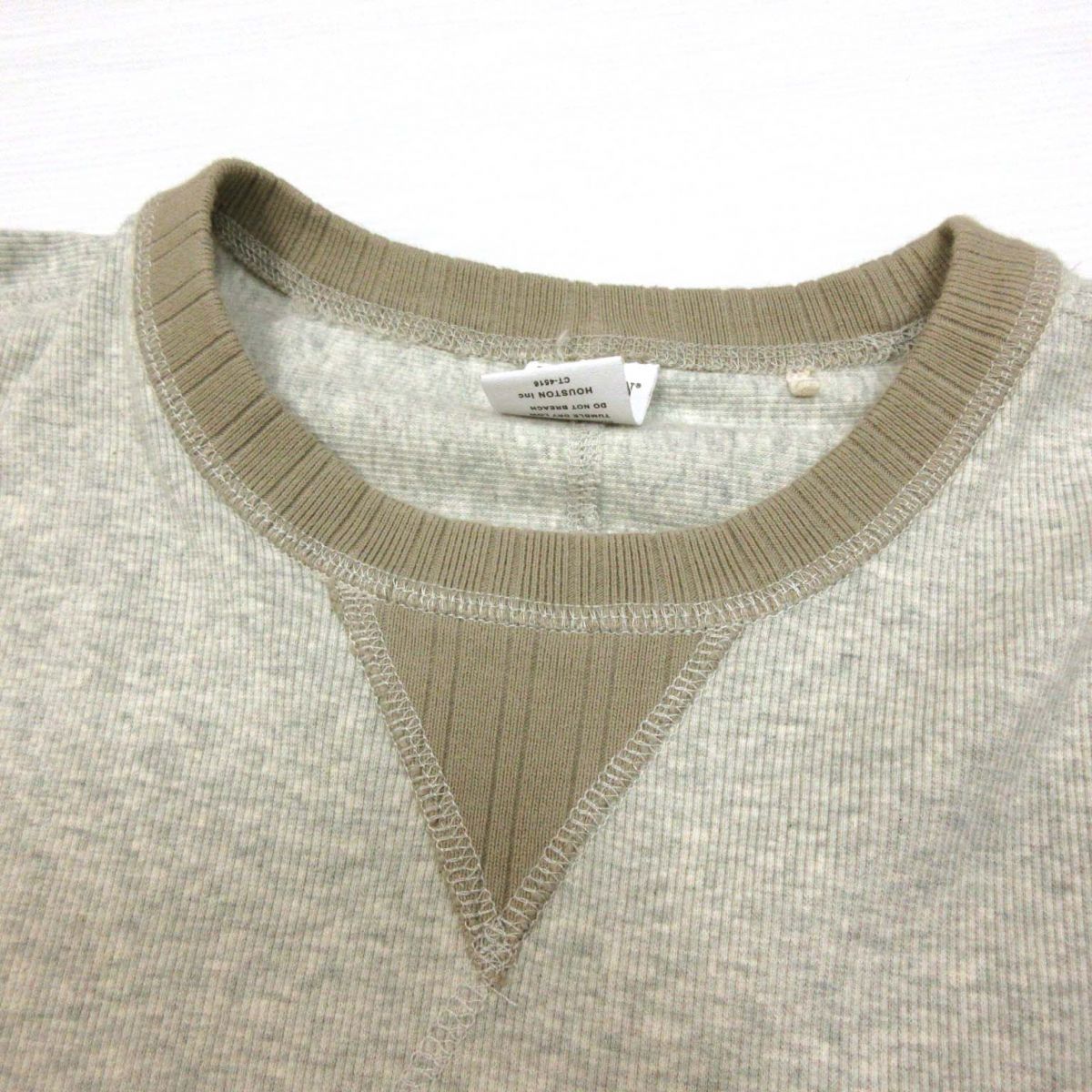 1円 ヒューストン ニットトレーナー Houston メンズ 秋物 ニットシャツ ヘザーリブステッチガセットtシャツ プルオーバー トップス の落札情報詳細 ヤフオク落札価格情報 オークフリー スマートフォン版