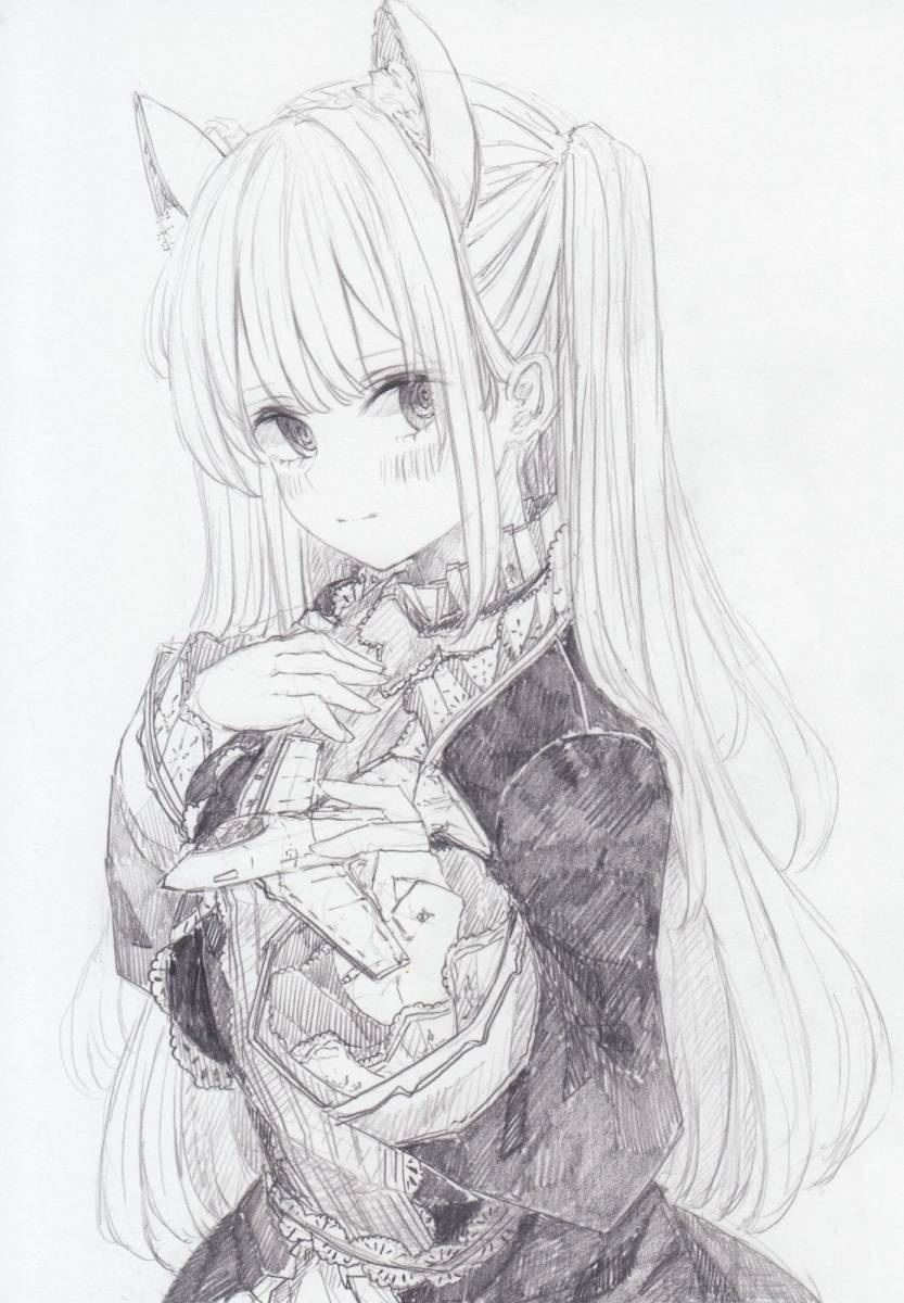 人気，お買い得 同人手描きイラスト色紙 【魔法少女まどか☆マギカ