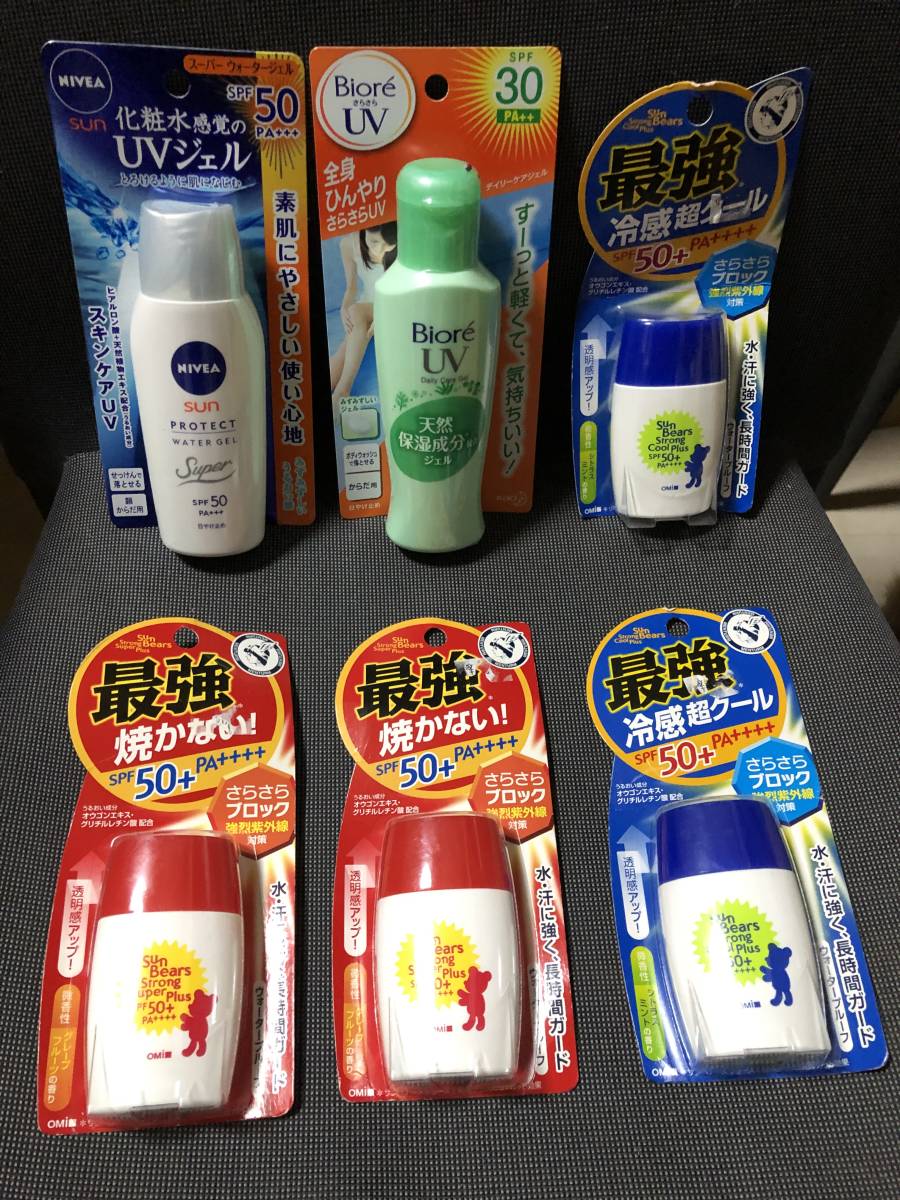 新品 ニベア スーパーウォータージェル ビオレ さらさらuv デイリーケアジェル メンターム Sun Bears2種類 計6本 未使用未開封 おまとめ の落札情報詳細 ヤフオク落札価格情報 オークフリー スマートフォン版