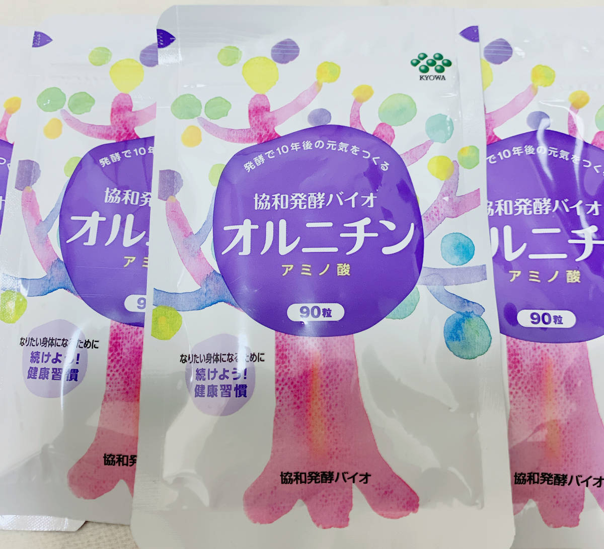 新品 協和発酵バイオリメイク アミノ酸 オルニチン 90粒 3袋 送料無料 の落札情報詳細 ヤフオク落札価格情報 オークフリー スマートフォン版