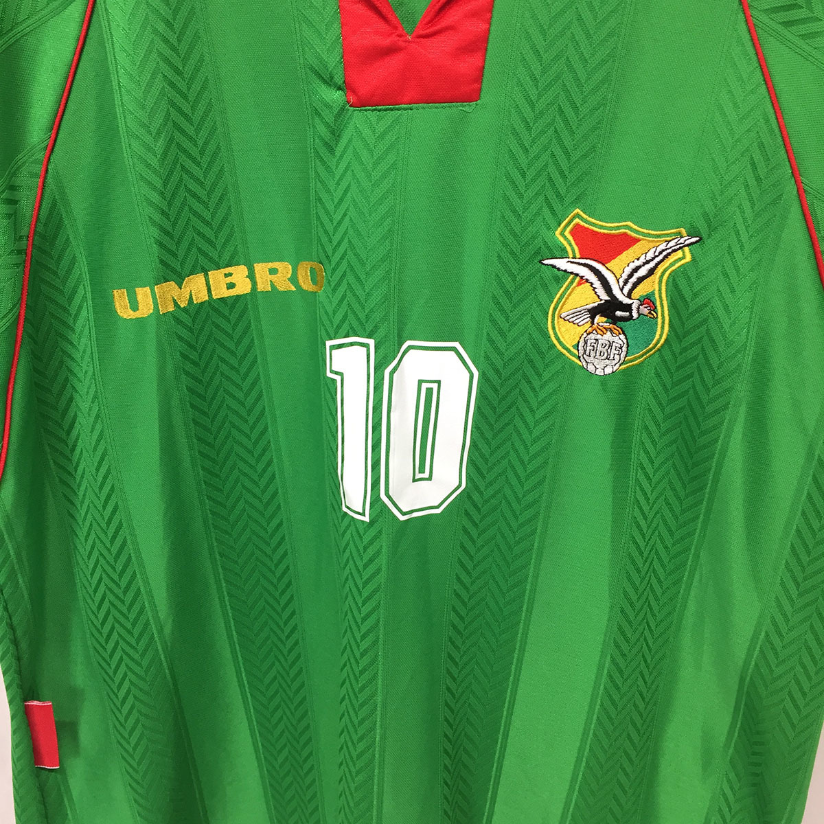 ○473P/UMBRO / アンブロ サッカー ボリビア 代表 ユニフォーム #10