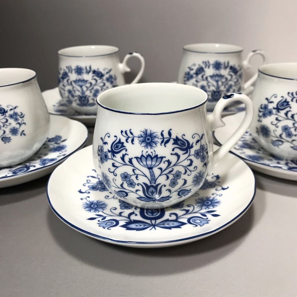 ロイヤルオニオン コーヒーカップ・ソーサー 5客セット（arcopal 新品 