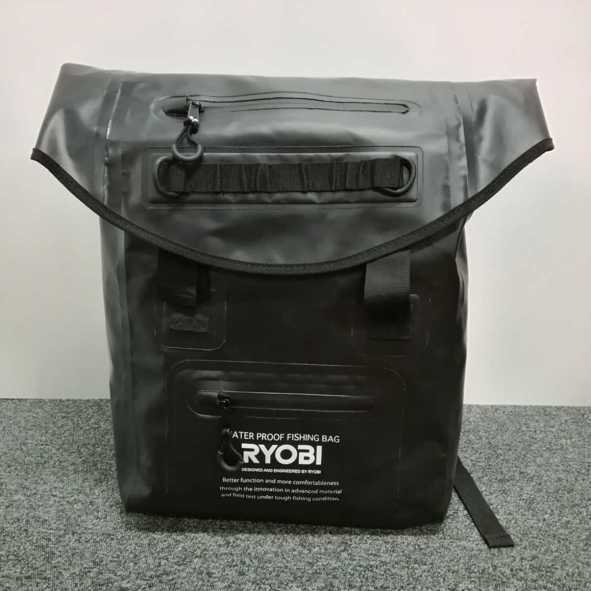 Ryobi リョービ Water Proof Fishing Bag 防水バッグ 釣りバック リュック バックパック ブラック 黒系 の落札情報詳細 ヤフオク落札価格情報 オークフリー スマートフォン版