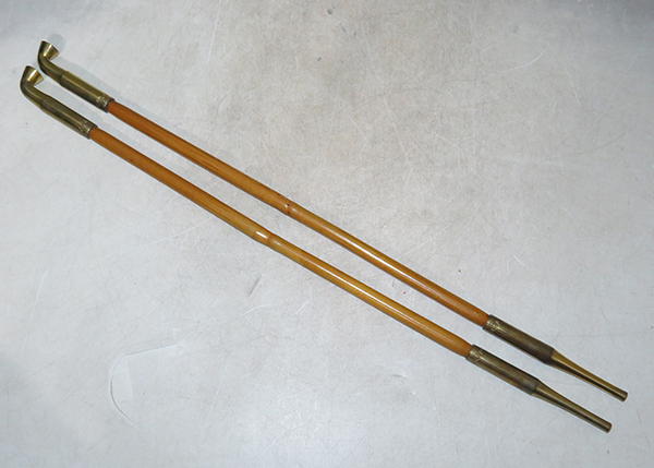 茶道具 煙草盆 キセル 【 碌々斎好写 唐草彫 煙管 】 千家十職 中川浄