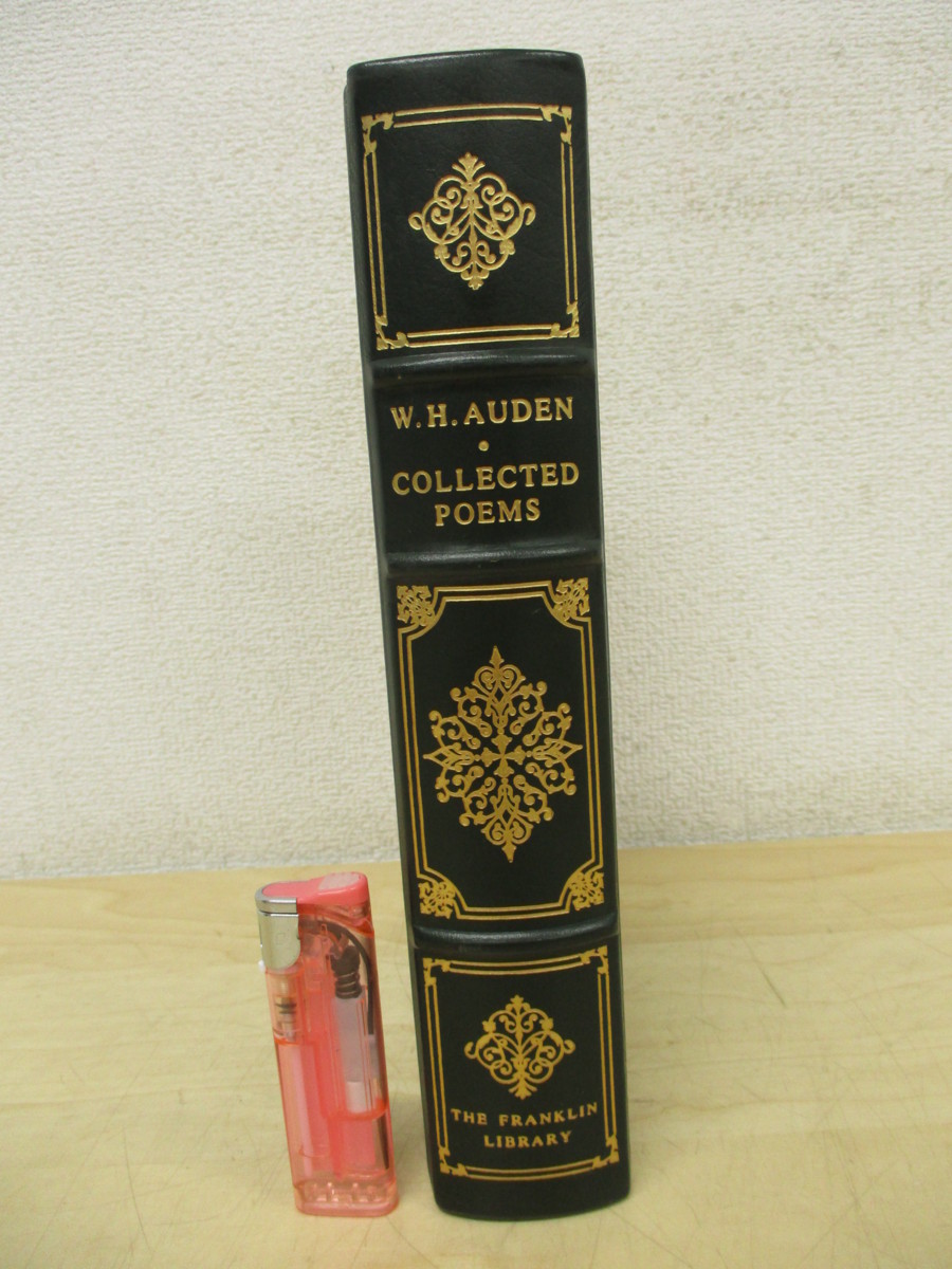 N581b 洋書 W H オーデン詩集 1978年 フランクリンライブラリー 金付け本 ポエム 文学 20世紀 ウィスタン ヒュー オーデン の落札情報詳細 ヤフオク落札価格情報 オークフリー スマートフォン版