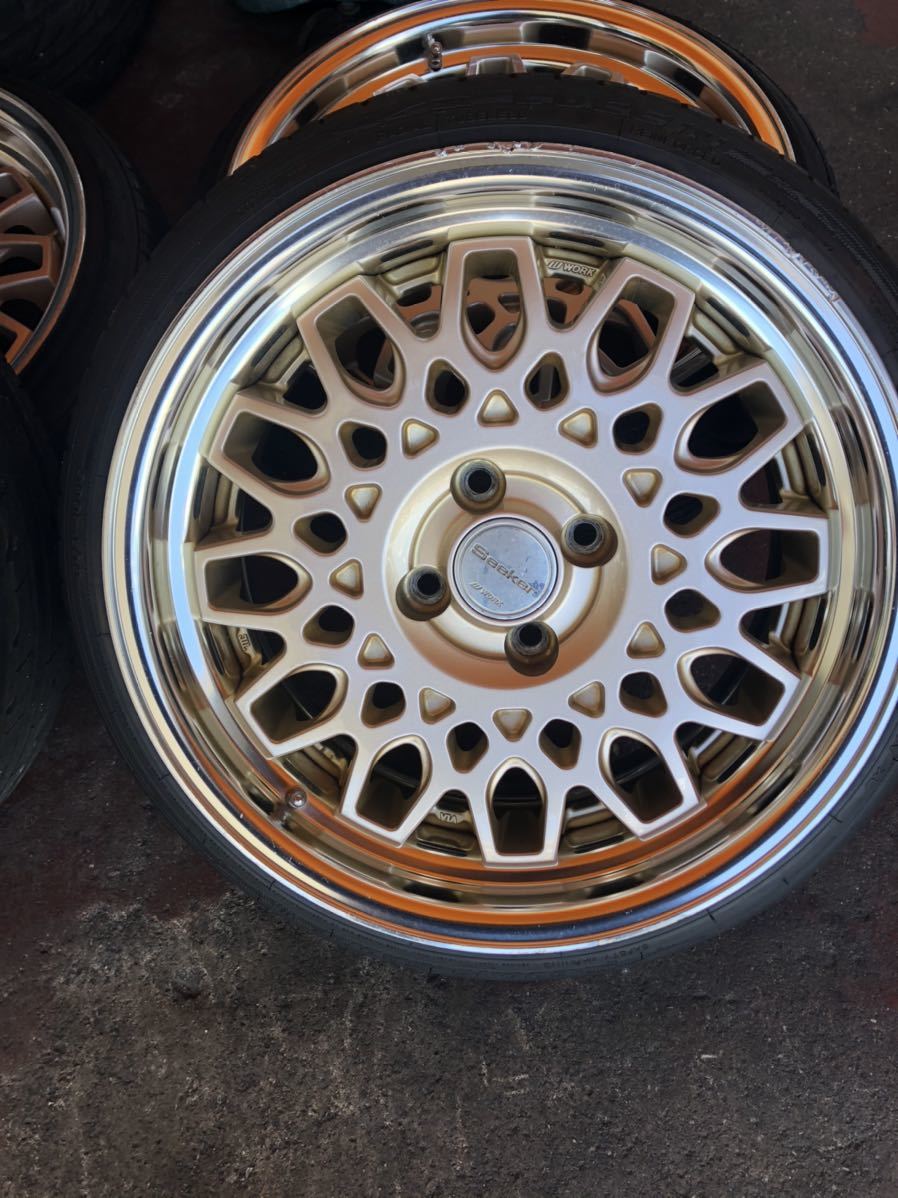 ワーク シーカーCX 16inch 4本セット（4穴17インチ2本組 （☆超