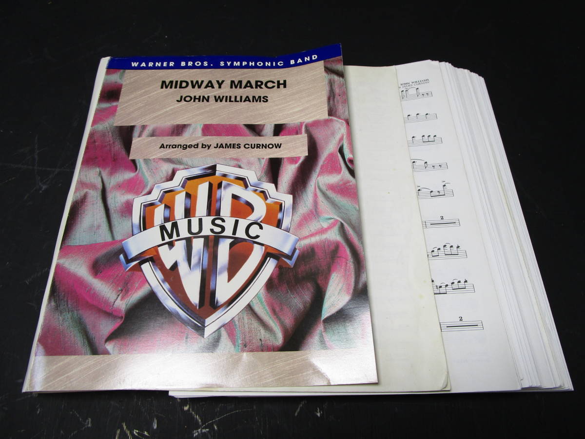 L6171 ミッドウェイ マーチ 輸入楽譜セット ウィリアムズ J 吹奏楽 ブラスバンド 演奏会 映画音楽 Midway March ユニバーサル の落札情報詳細 ヤフオク落札価格情報 オークフリー スマートフォン版