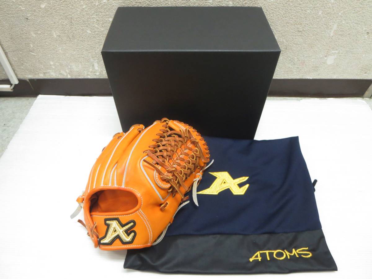 アトムズ 硬式内野手用 浦上レザー使用 新品】2619)未使用 ATOMS