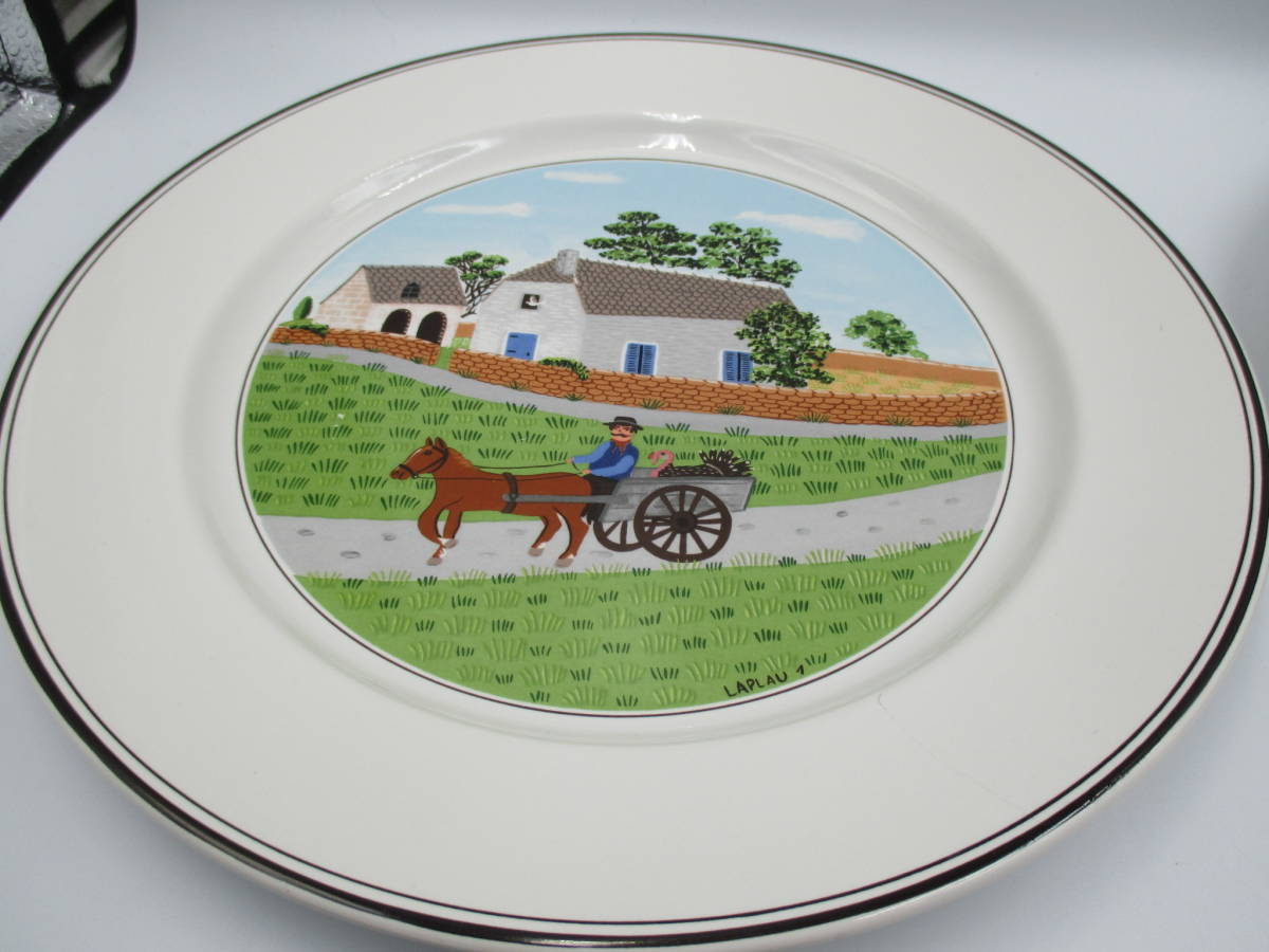 Villeroy & Boch Laplau 絵皿 4枚セット villeroy boch 絵皿 4枚セット（laplau 1・2・5・6） ビレロイボッホ