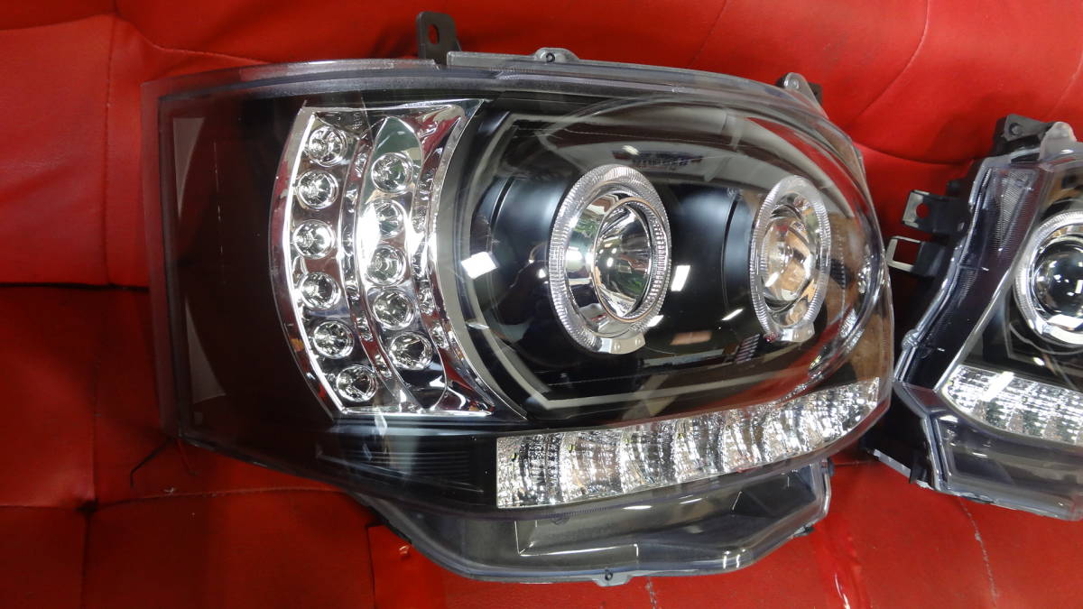 ハイエース 3型 LED ウィンカー＆イカリング付き オレンジ